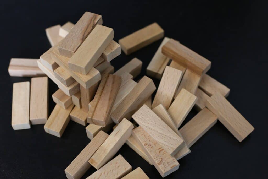 Photo Wooden blocks