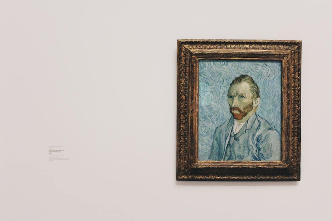 Photo Self-portrait painting
