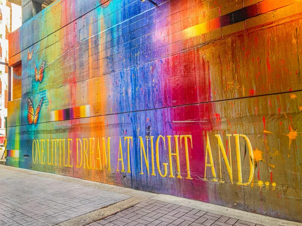 Photo Colorful mural