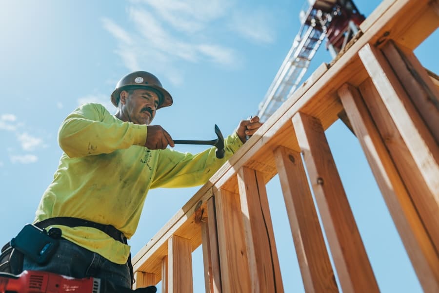 Photo experienced construction company